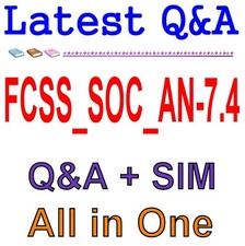 FCSS SOC AN-7.4 FCSS - Security Operations 7.4 Analyst 76 Q A 1 Year Free Update