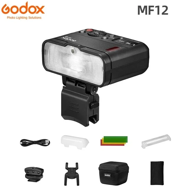 Godox MF12 Makro Blitz2,4 GHz kabellose Steuerung TTL für sony canon nikon fuji - Bild 2 von 4