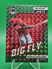 2022 Panini Mosaic #BF-11 Nicholas Castellanos Big Fly Green Mosaic