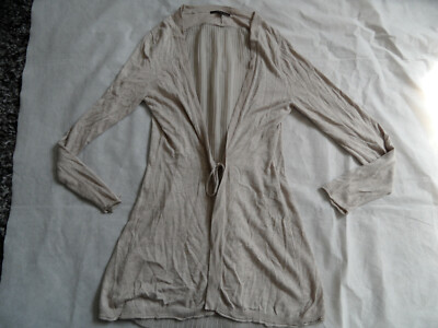 COMMA beautiful cardigan with pleats in the back beige size 36 top 820