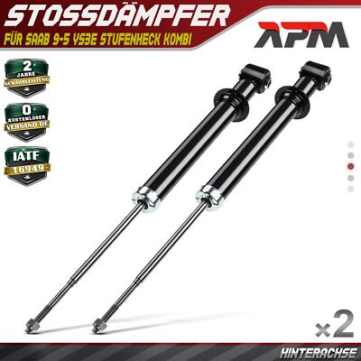 2x Stossdämpfer Stoßdämpfer Gasdruck Hinten für Saab 9-5 YS3E Stufenheck Kombi