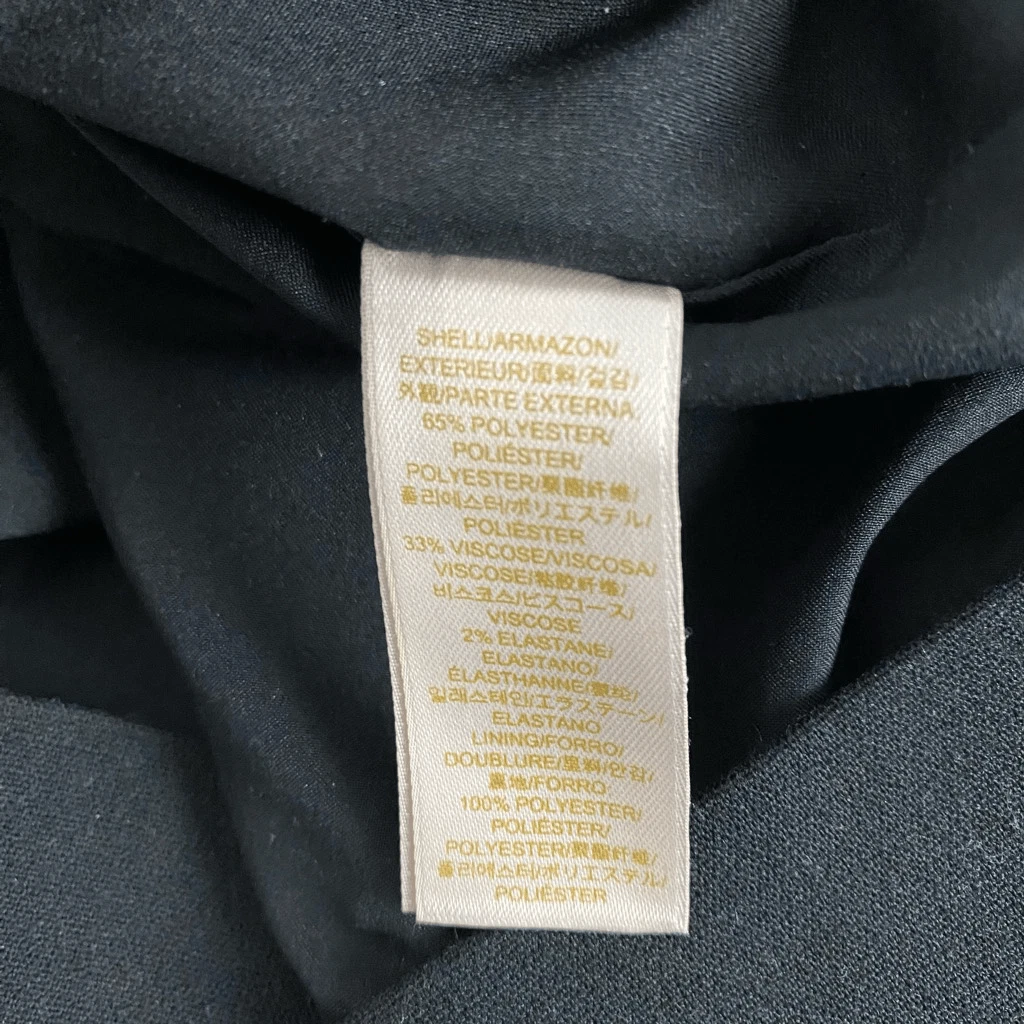 Abito nero Kate Spade Diana Basic Geometry taglia 6