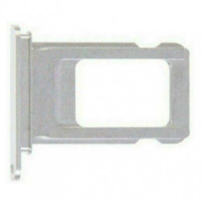 Sim Tray For iPhone XS Micro Adapter Support Side Card Holder Silver