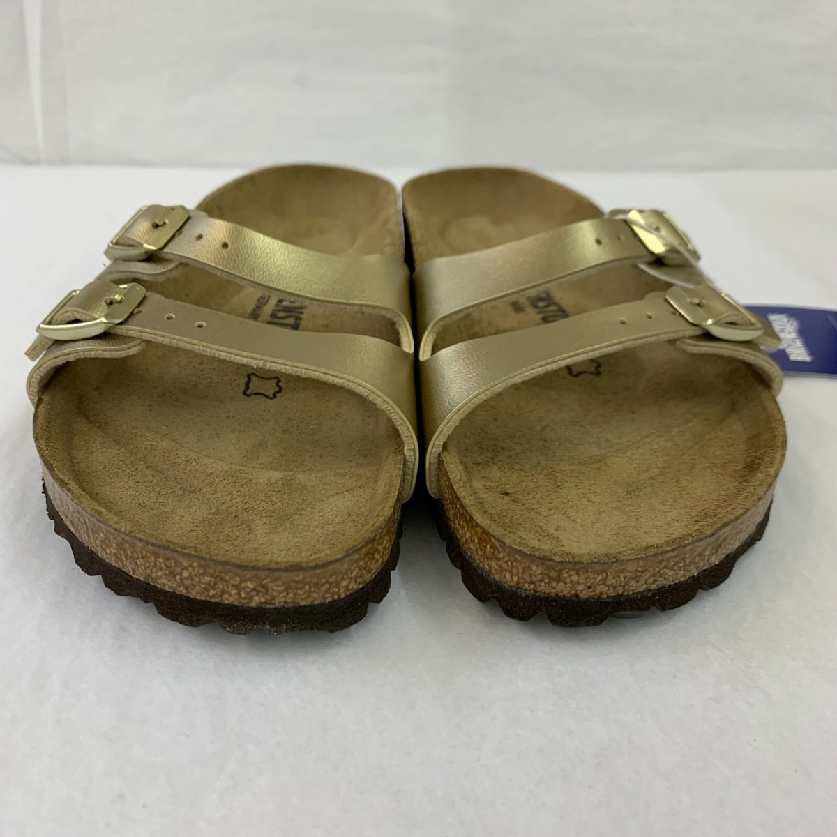 靴 BIRKENSTOCK Arizona BS Gold 39 BIRKENSTOCK ARIZONA BIRKO-FLOR GOLD SANDAL – AKIRA