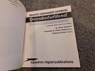 計5冊セットGrossdeutschland パンツァーグレナディアディビジョン Panzer Grenadier Division Grossdeutschland by Horst Scheibert WWII