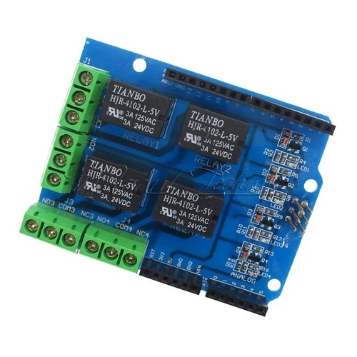 Arduino Relay Shield 5V 4 Channel Relay Module Four Channel For Arduino  R3