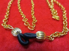 68.6cm 14KT Oro EP Decorato con Motivo Occhiali da Vista Supporto