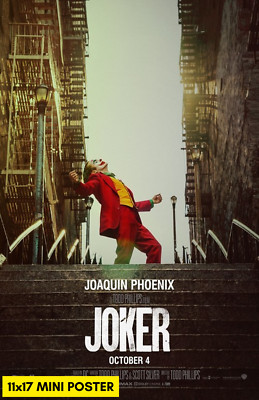 Joker (2019) Movie Poster 11x17 Joaquin Phoenix Todd Phillips Batman