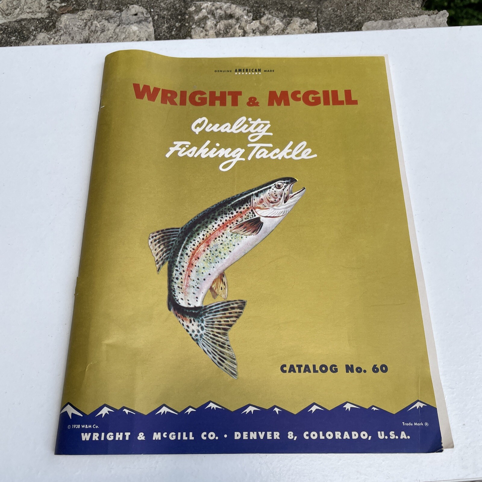 Vintage 1960 Wright & McGill Denver Catalog No. 60 60s Fishing Tackle