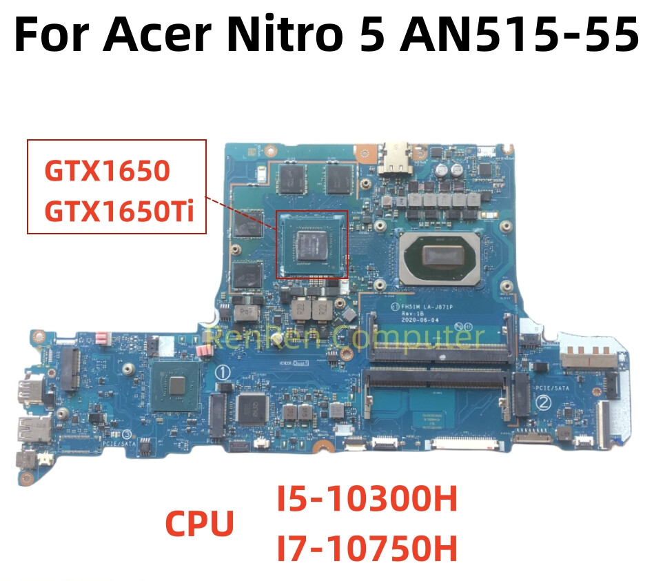 Carte mère ACER Nitro 5 AN515-43 r7f0 HS