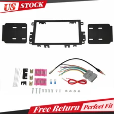 Double Din Car Stereo Radio Dash Kit WIRE HARNESS For CHEVY GMC Pontiac Suzuki