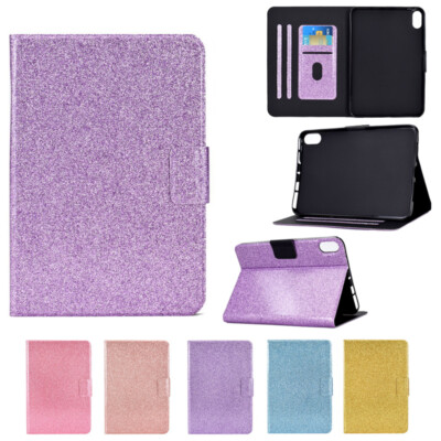 Hülle für iPad 10.2 9. Gen Mini 6 2021 Tablet Glitzer Leder Schutzhülle