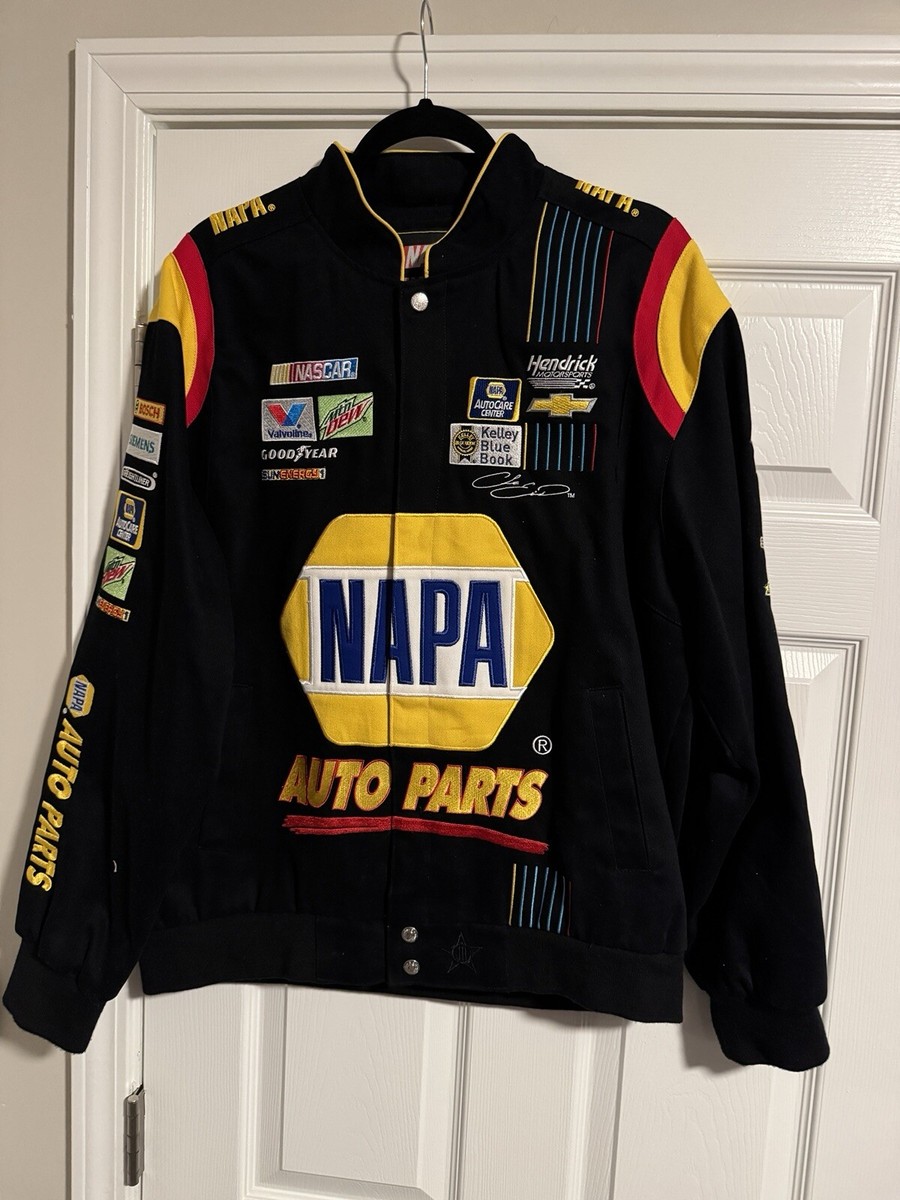NASCAR JHデザイン NAPA レーシングジャケット CHASE XXL NASCAR Jh Design Chase Elliott Napa Racing Jacket Men's Large | eBay