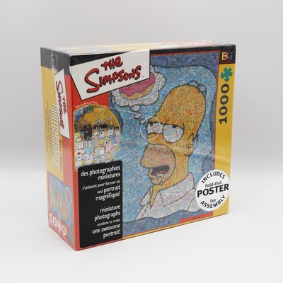 The Simpsons 1000pc Puzzle w/ Poster 2002