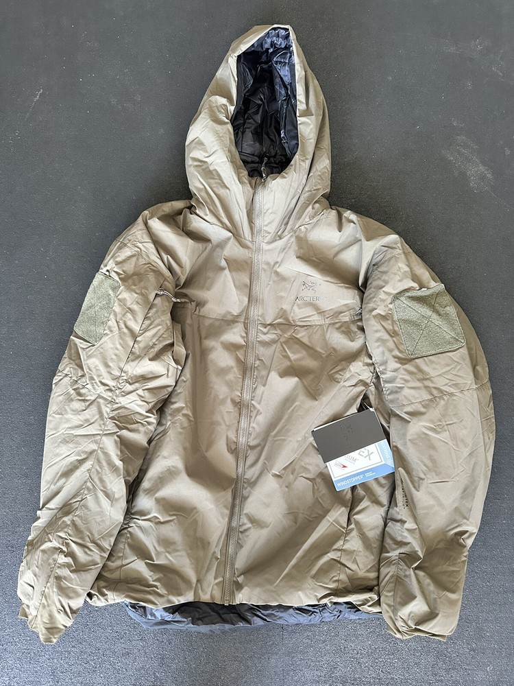 New LEAF ARCTERYX Cold WX Hoody Jacket LT Men’s XL, Ranger Green NSW SEAL SOCOM.