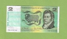 #D6.    COOMBS / RANDALL $2 PAPER BANKNOTE - CIRCULATED  #FKG 876166