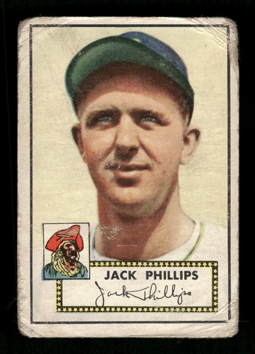 Jack Phillips 1952 Topps RC #240 Set Filler Pittsburgh Pirates - Bild 1 von 2
