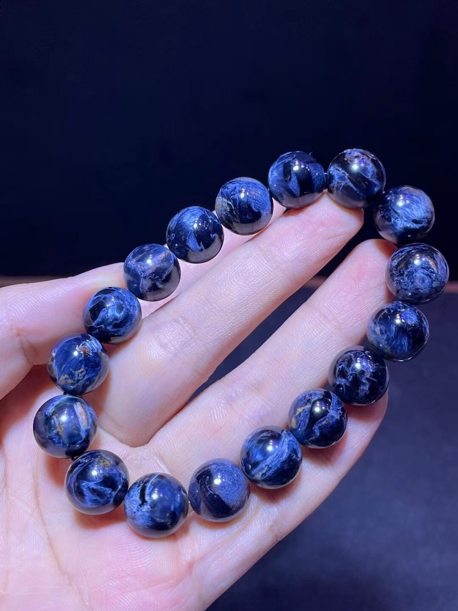 Loose Gemstones Blue Pietersite Bracelet Blue Pietersite Beads 2025