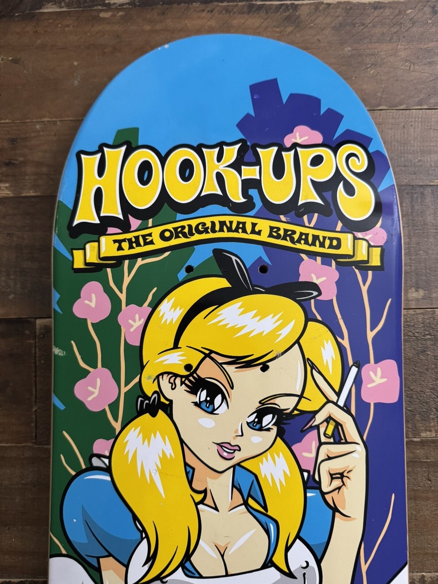 Vintage Hook-Ups Alison's Wonderland skateboard deck NOS Jeremy