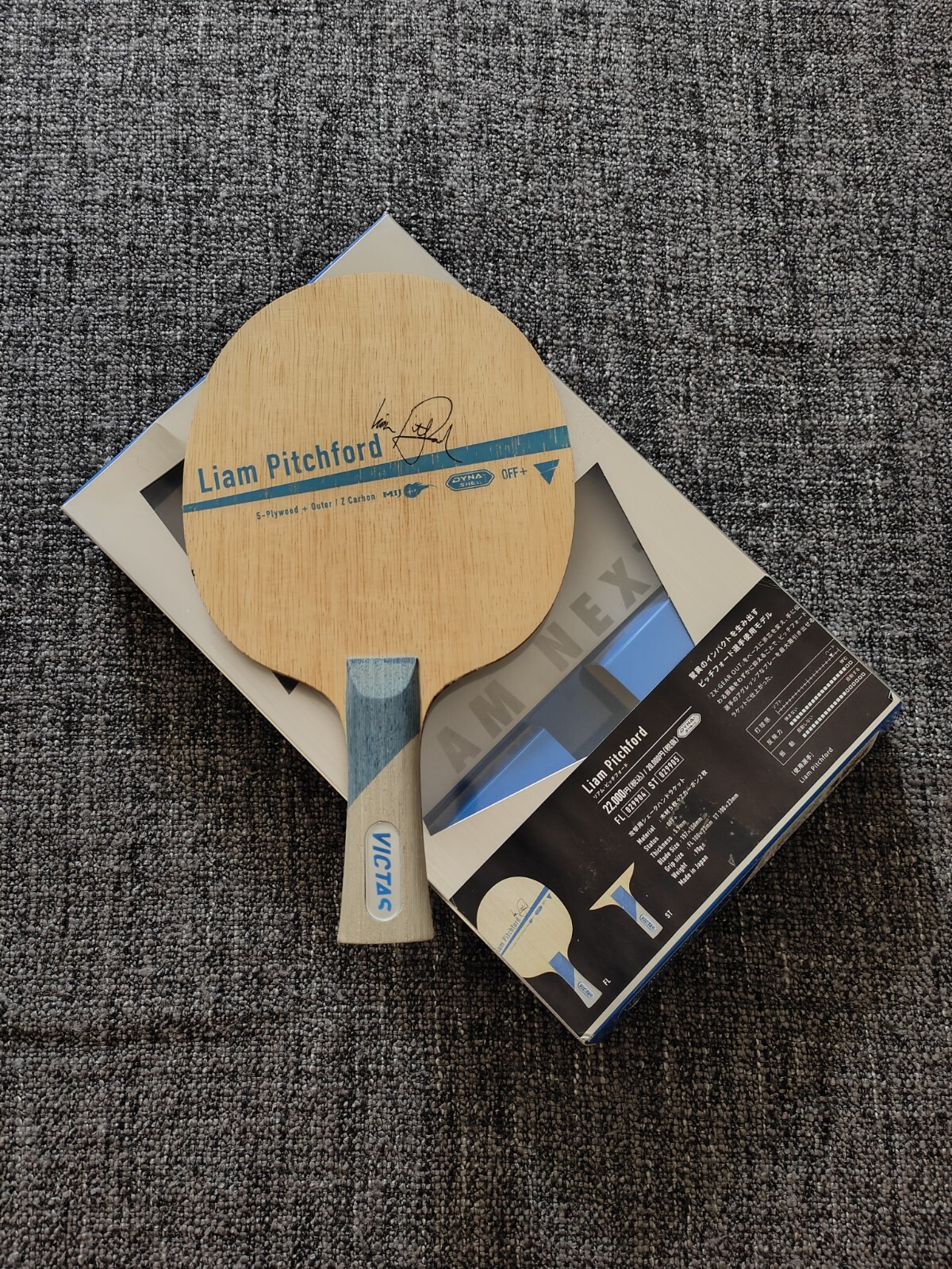 VICTAS Liam Pitchford Table Tennis Bat eBay