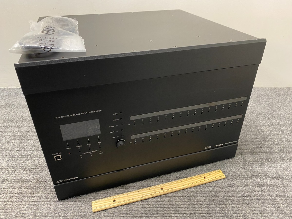 Crestron DM-MD16X16-RPS HD Digital Media Switcher w/ Input