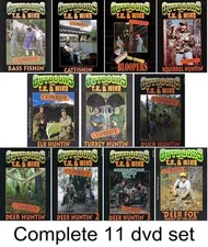New OUTDOORS with TK and MIKE COMEDY all 11  VIDEO DVD SET video funny hunting