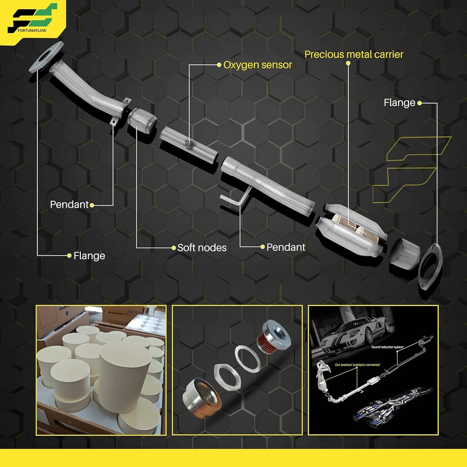 Convertidor catalítico compatible con Chevy Silverado 1500 2014-2018 4,3 L 5,3 L,... Foto 2 de 4