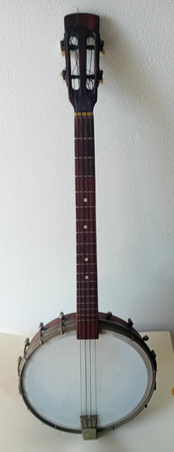 Vintage Open Back 4 String Banjo Musical Instrument
