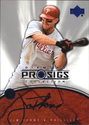 2004 UD Diamond Pro Sigs #40 Jim Thome - BB