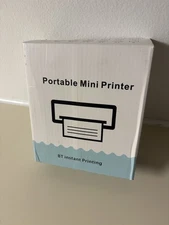 Portable Mini Thermal Printer – Bluetooth Instant Printing with Paper Rolls