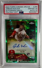🔥 JORDAN WALKER 2023 TOPPS CHROME S/E RC AUTO /99 PSA 10 🔥BREAKOUT CANDIDATE