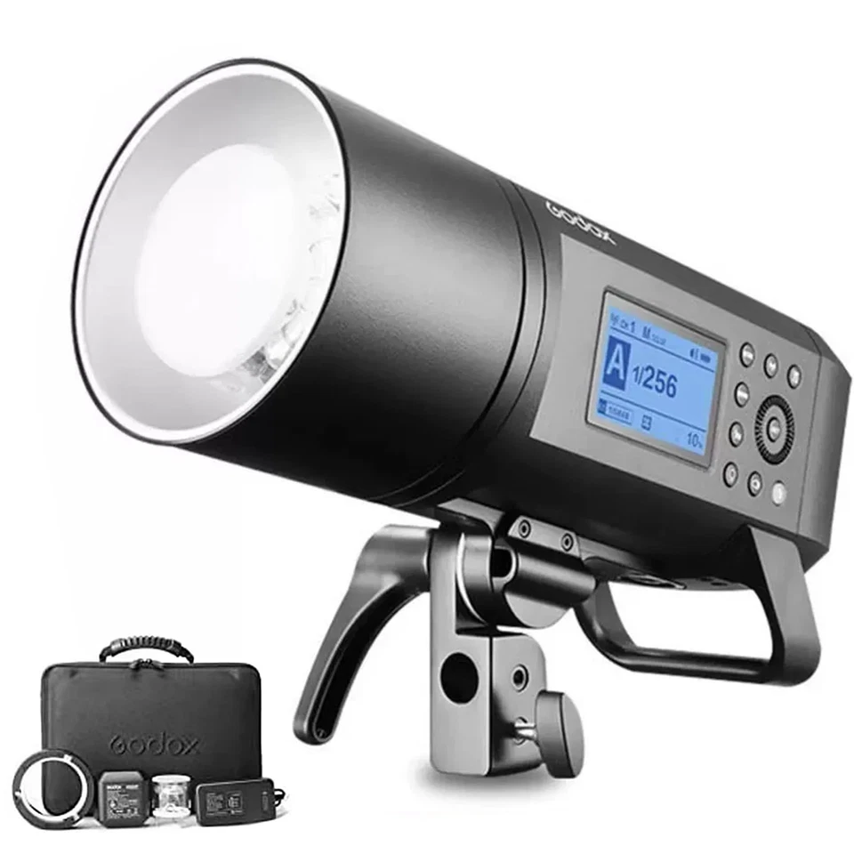 US Godox AD400pro WITSTRO All-in-One 2.4G Wireless Flash Light TTL HSS Speedlite - Image 4 of 4