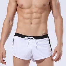Drawstring Quick Dry Swimming Trunks Lightweight Breathable Swimwear