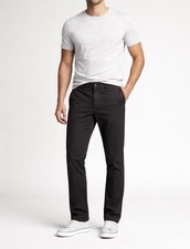 GOODFELLOW Black Hennepin Tech Slim Wrinkle Resistant Chino Pants 32x32 EUC