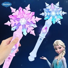 Frozen Elsa Zauberstab mit Licht & Sound – Leuchtspielzeug Geschenk Blau/Pink