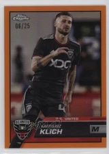 2023 Topps Chrome MLS Orange Refractor /25 Mateusz Klich #129