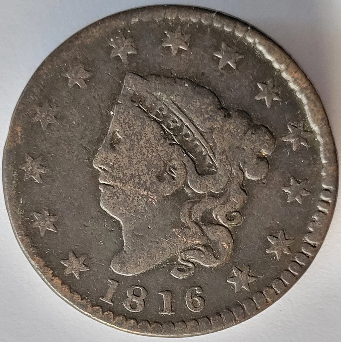 1816 Year Coronet Head US Large Cents (1816-1839) for sale | eBay