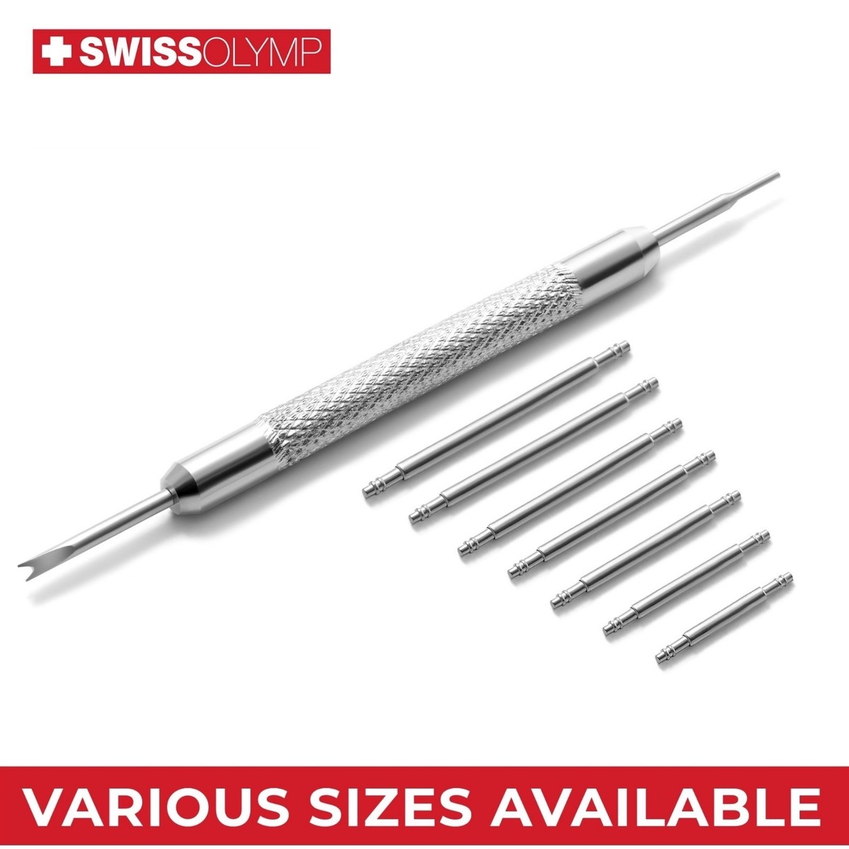 20 Pezzi Perno Per Orologio Barra A Molla Per Orologi Cinturino Per Cinturino In Acciaio Strumento Di Riparazione 96737384 - Foto 4