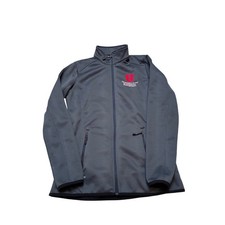 Eddie Bauer University of Utah Jacket Mens Medium Gray Zip Up
