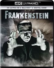 Frankenstein (4K UHD Blu-ray) Boris Karloff John Boles Mae Clarke Frederic Kerr