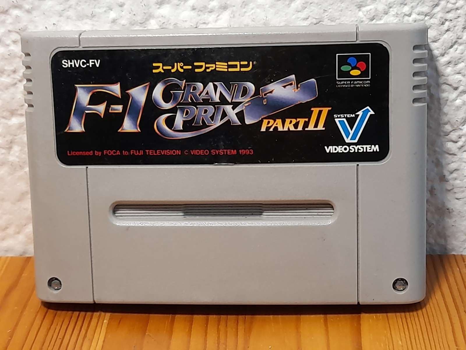 Jeu Super Nintendo japonais SUPER FAMICOM : F-1 GRAND PRIX part 2