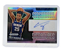 2024-25 Prizm Black Trey Murphy III SSensational Signatures Refractor