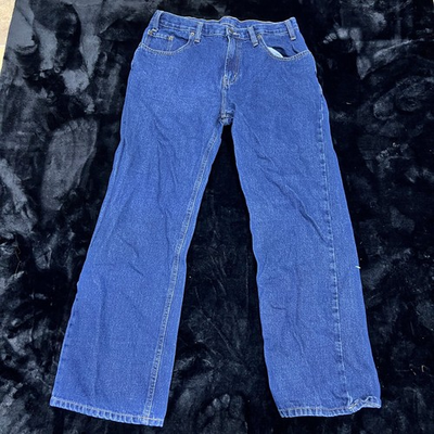 #ad Rural King Jeans Mens 33x30 Blue Denim Cotton Logo Straight Leg Everyday Wear $19.99