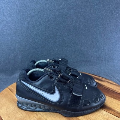 Nike Romaleos 2 Weightlifting Shoes Black Silver 476927-010 Mens 5.5 Womens 7