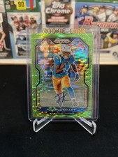Prizm Football 2020 Joshua Kelly Green Pulsar Auto