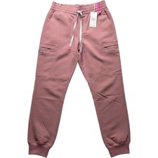 Figs Lesage Jogger Scrub Pants Mauve W22SW2005 Womens Small NWT