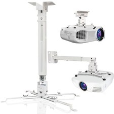 Ceiling Projector Mount, Universal Height Adjustable with 25.5-inch Expansion...