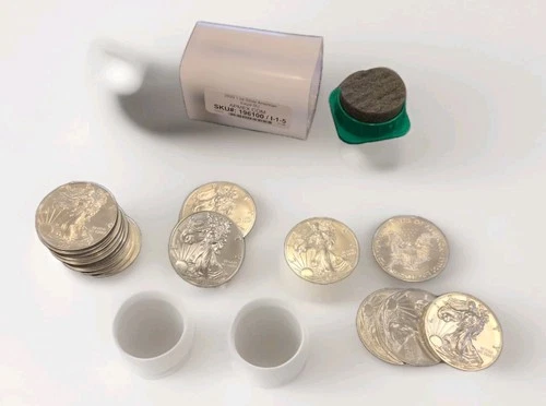 One (1) UNCIRCULATED 2020 AMERICAN SILVER EAGLE. I have 20 available