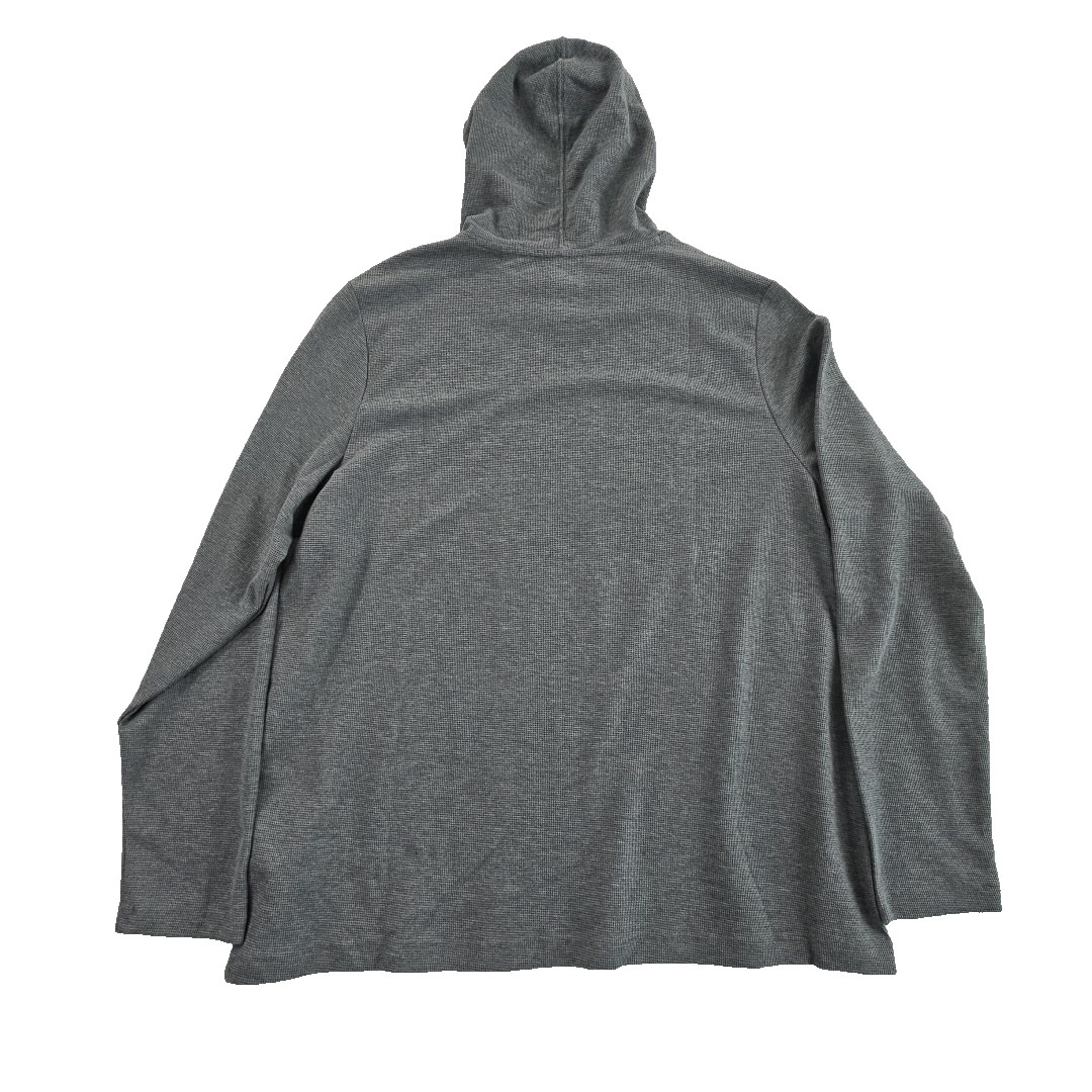 Puma Men's XXL Hoodie Medium Grey Thermal Waffle Weave NEW NWT Long Sleeve Logo thumbnail 2