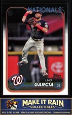 Luis García 2024 Topps Series Two #657 Washington Nationals Baseball
